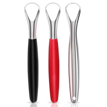 Tongue Cleaner, Tongue Scraper, Brush to Remove Bad Breath, Adult Oral Care Tool, Deep Cleaning Stainless Steel Tongue Scraper - image 5