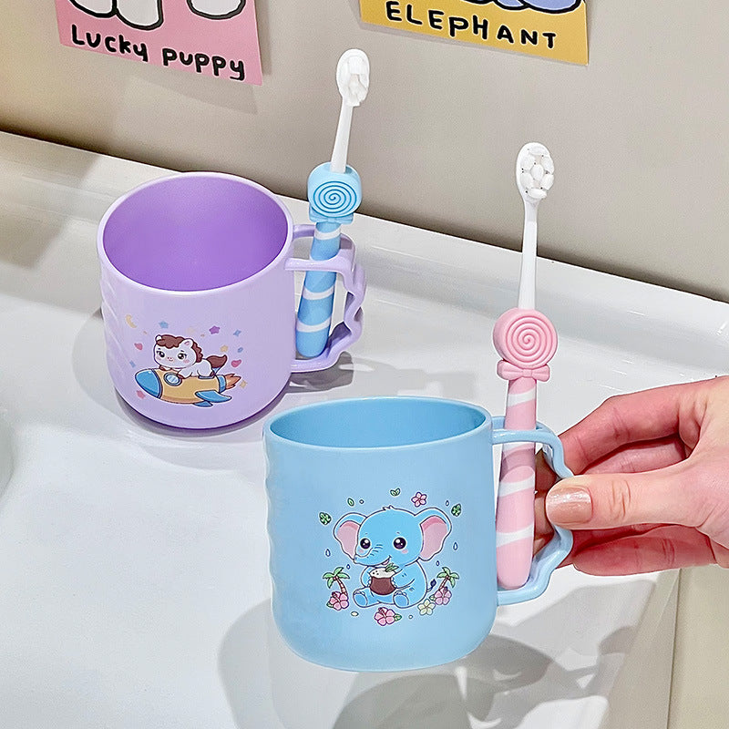 [Wholesale] Children's Cartoon Toothbrush Cup, Cute and Aesthetically Pleasing Mouthwash Cup, Anti-Drop Wash Cup - image 1
