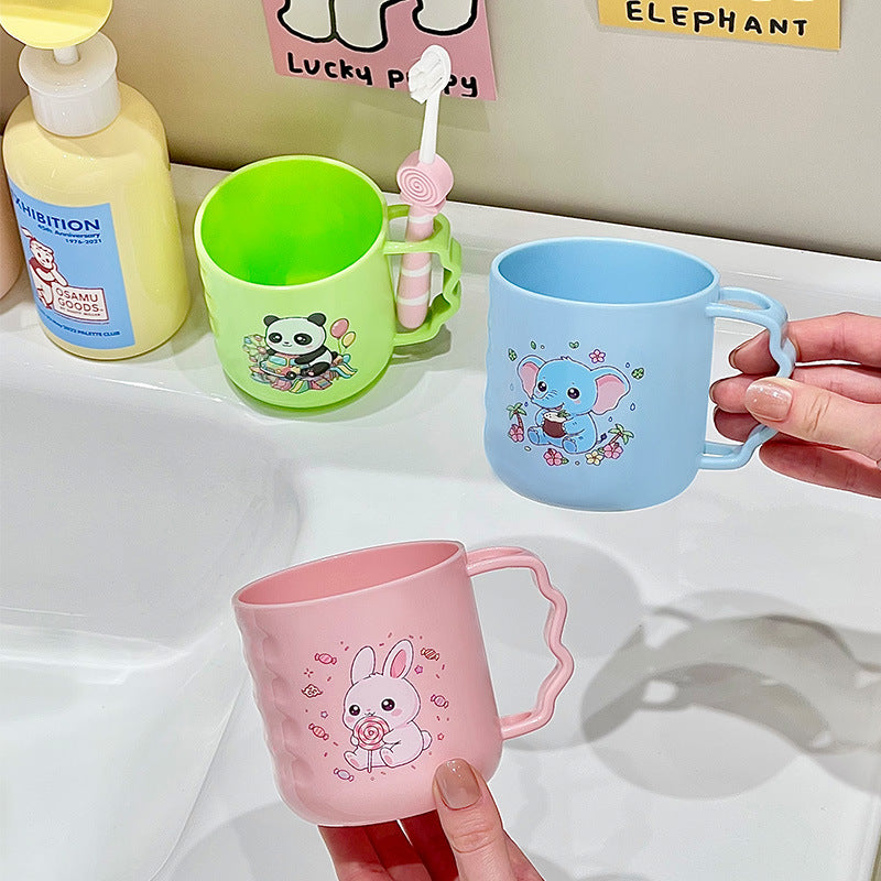 [Wholesale] Children's Cartoon Toothbrush Cup, Cute and Aesthetically Pleasing Mouthwash Cup, Anti-Drop Wash Cup - image 4