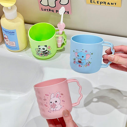 [Wholesale] Children's Cartoon Toothbrush Cup, Cute and Aesthetically Pleasing Mouthwash Cup, Anti-Drop Wash Cup - image 4