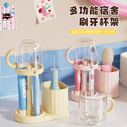 Mouthwash Cup for Student Dormitory, Toothbrush Cup for Boarders, Toiletries Set, Toothbrush Holder, Toothbrush Storage Rack - image 1