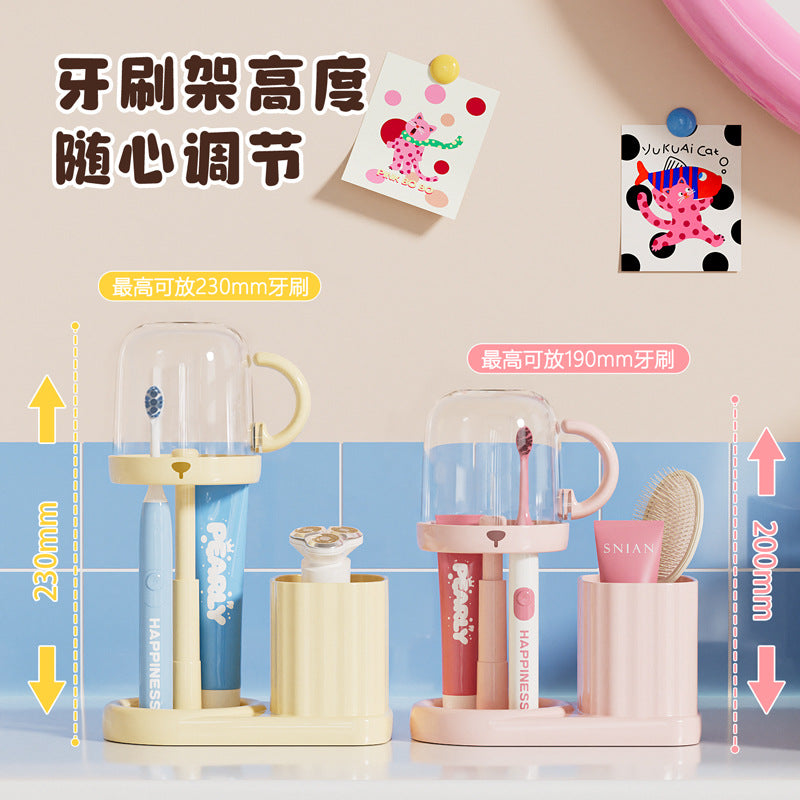 Mouthwash Cup for Student Dormitory, Toothbrush Cup for Boarders, Toiletries Set, Toothbrush Holder, Toothbrush Storage Rack - image 3
