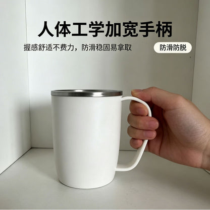 Double-Layer Stainless Steel Coffee Cup, Portable Wash Cup, Toothbrush Cup, Toothbrush Holder, Children's Simple Mouthwash Cup - image 2