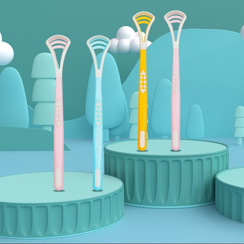 New silicone tongue scraper dual-use toothpick tongue cleaner, foldable tongue brush, tongue scraper, cross-border wholesale - image 4
