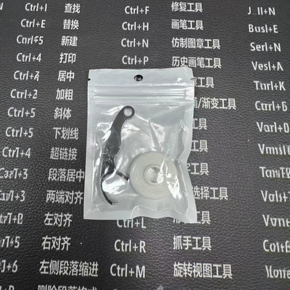 Stainless steel floss holder, portable floss tool for cleaning between teeth, reusable floss rack - image 3