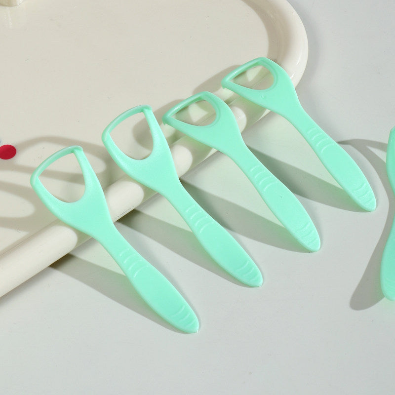 Disposable tongue cleaner, portable universal tongue scraper for women, oral odor remover, tongue brush scraper tool - image 4