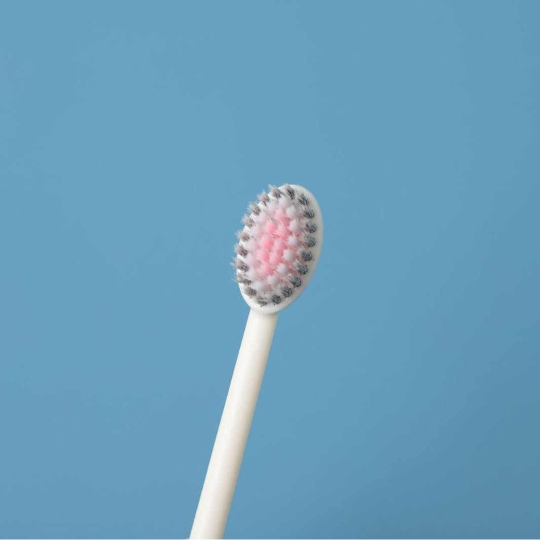 New Roman Column Spotted Puppy Mountain-Shaped Convex Wide-Head Soft-Bristle Toothbrush, High Aesthetic and Cute, Suitable for Couples and Family Use - image 4