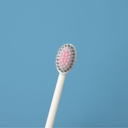 New Roman Column Spotted Puppy Mountain-Shaped Convex Wide-Head Soft-Bristle Toothbrush, High Aesthetic and Cute, Suitable for Couples and Family Use - image 4
