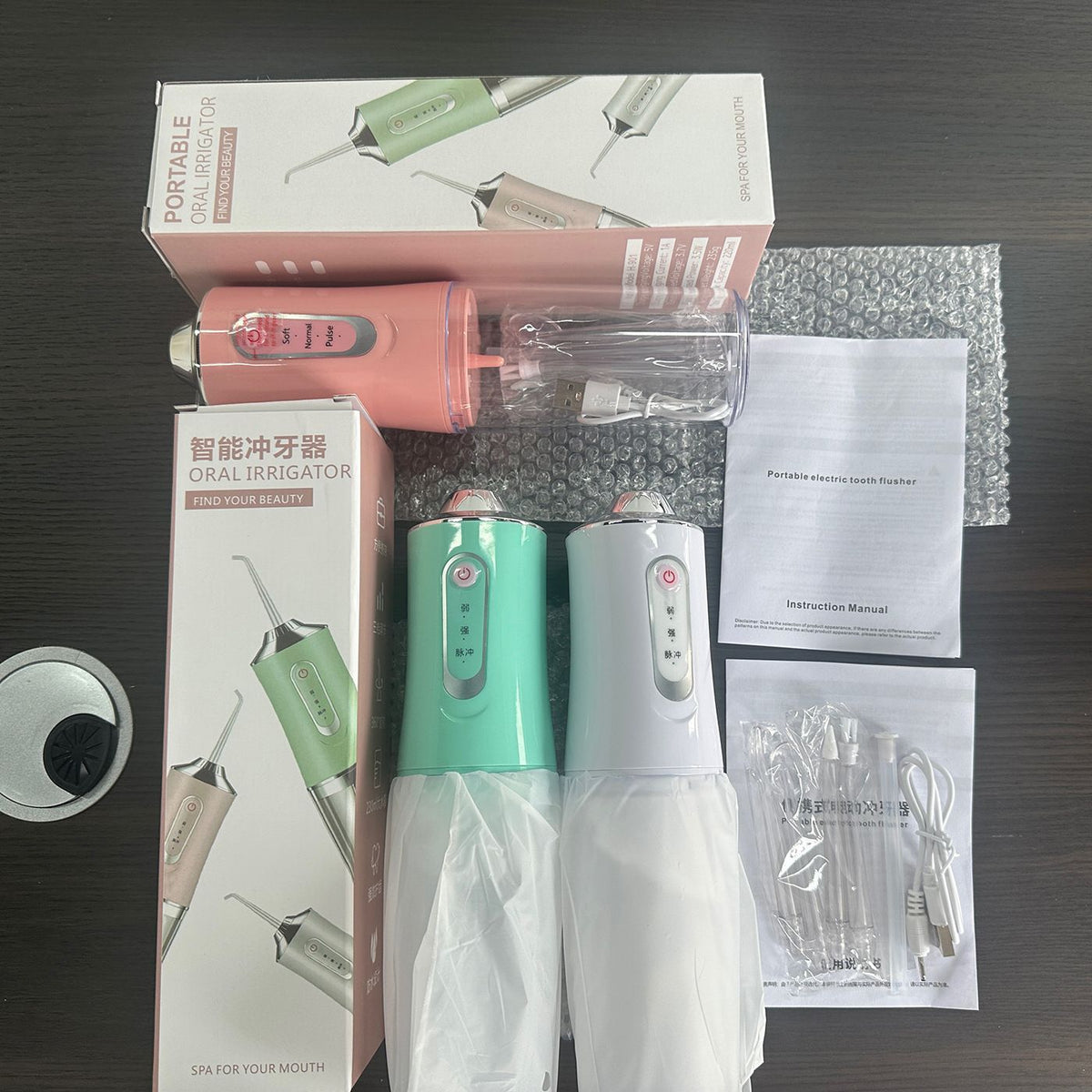 Cross-border best-selling electric dental irrigator, portable home dental cleaner, oral cleaning device, tartar remover, dental irrigator wholesale - image 2