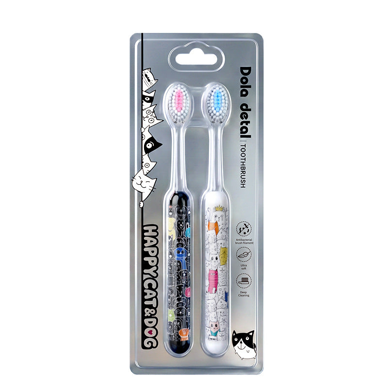 Adult toothbrush with soft bristles, high-quality household use, special for men and women, couple's set, antibacterial small head toothbrush, wholesale - image 5