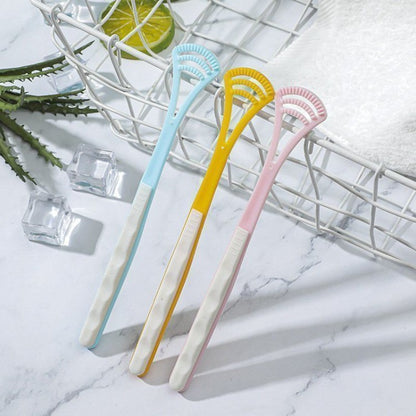 Multifunctional tongue scraper, silicone tongue cleaner, dual-effect tongue cleaning brush, tongue coating cleaner - image 3