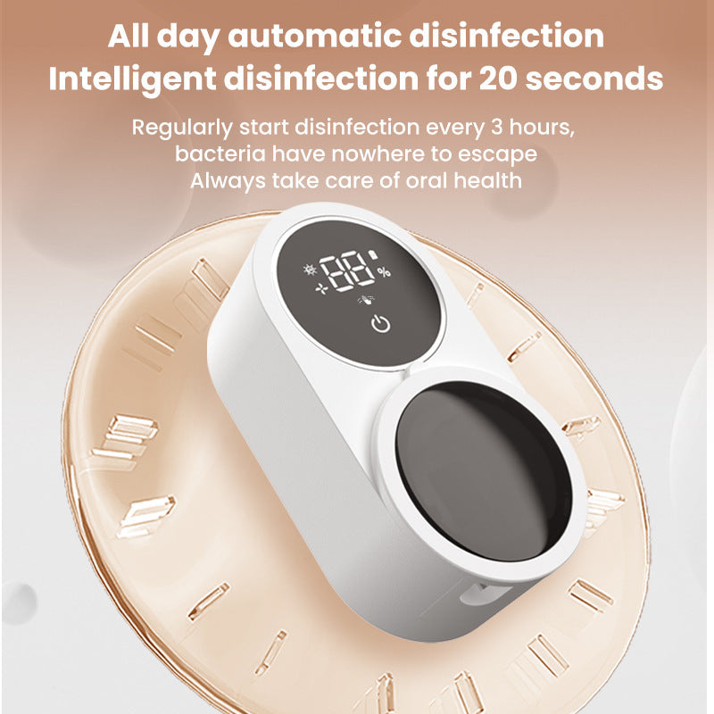 New USB toothbrush holder, toothbrush disinfection box, UV disinfection and sterilization dryer, wall-mounted, multi-functional sterilization rate - image 1