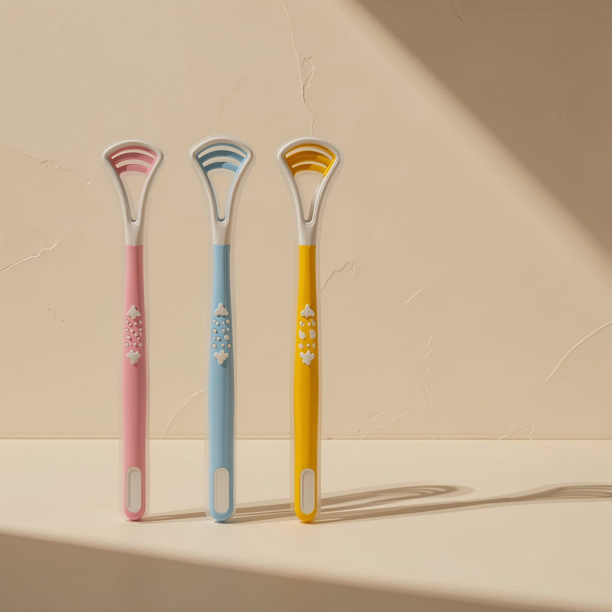 Silicone tongue cleaner with a brush and scraper for cleaning tongue coating