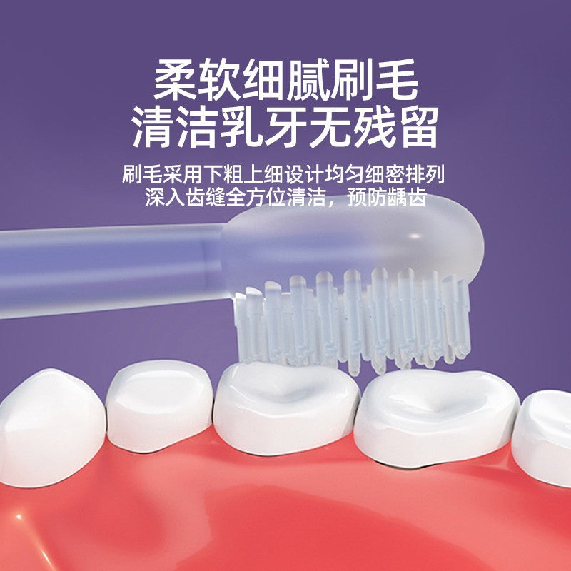 JQ Jingqi Oral Cleaner for Small-Month-Old Babies, Tongue Scraper, Baby Silicone Toothbrush, Newborn Oral Care Products - image 3