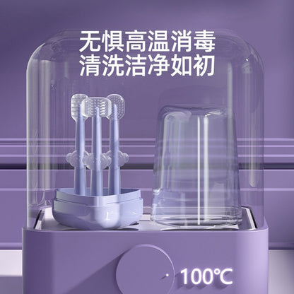 JQ Jingqi Oral Cleaner for Small-Month-Old Babies, Tongue Scraper, Baby Silicone Toothbrush, Newborn Oral Care Products - image 4