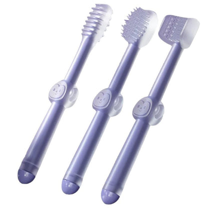 JQ Jingqi Oral Cleaner for Small-Month-Old Babies, Tongue Scraper, Baby Silicone Toothbrush, Newborn Oral Care Products - image 5