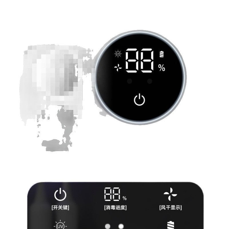 Cross-border new smart sensor toothbrush disinfection box with UV sterilization, large screen digital display, dual-person model, wall-mounted storage for home - image 5