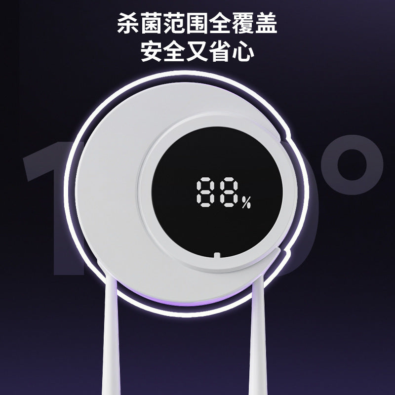 Smart Sensor Opening and Closing Toothbrush Holder, Detachable, No Drilling Required, No Traces, UV Sterilization and Disinfection Toothbrush Box for Cross-Bord - image 2