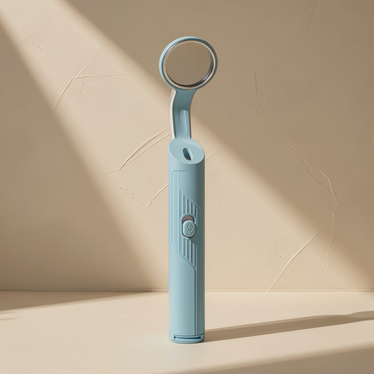 White LED microcrystalline anti-fog oral inspection mirror