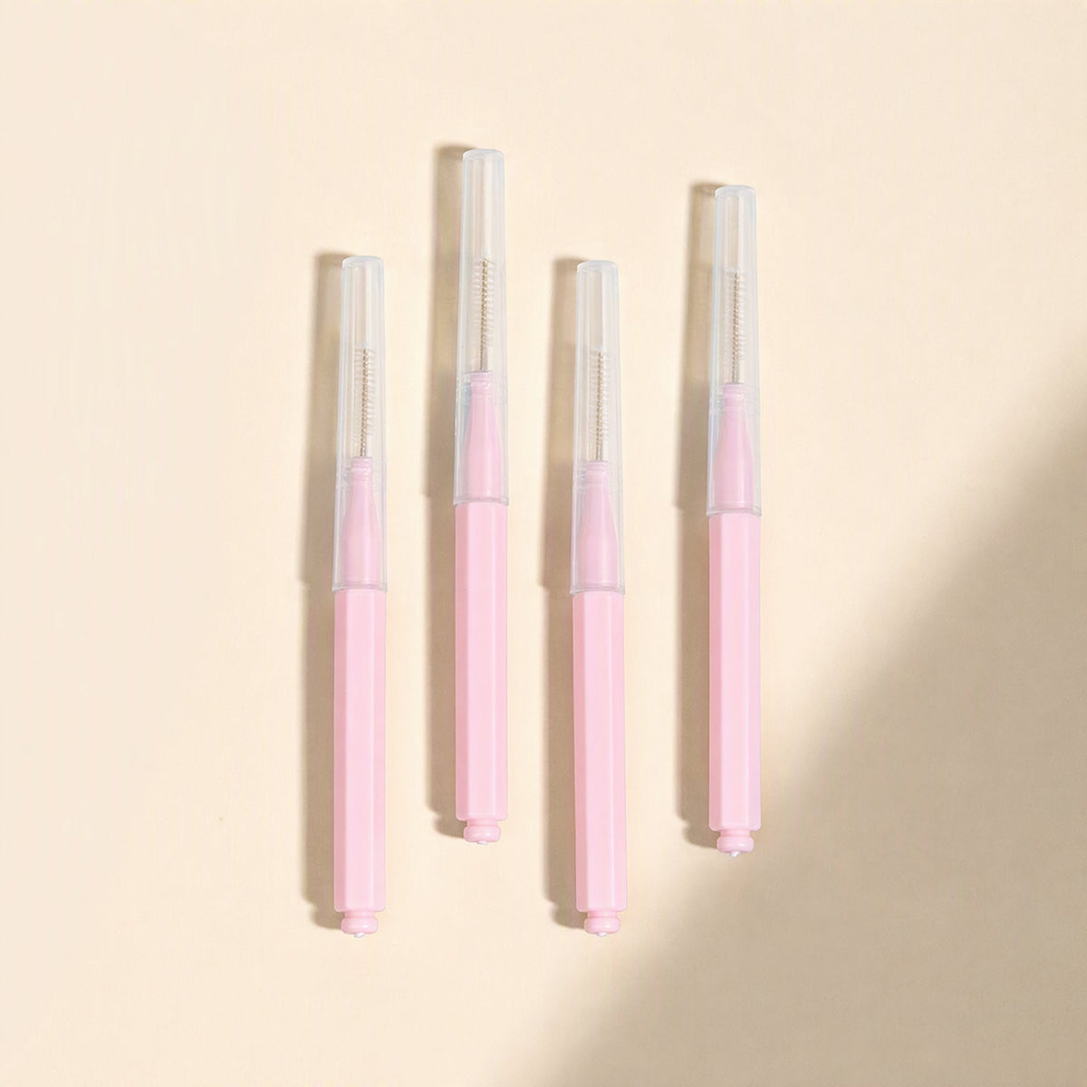 Straight-line manual interdental brush for cleaning between teeth - view 3