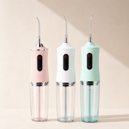 Flosswave portable electric water flosser with built-in battery