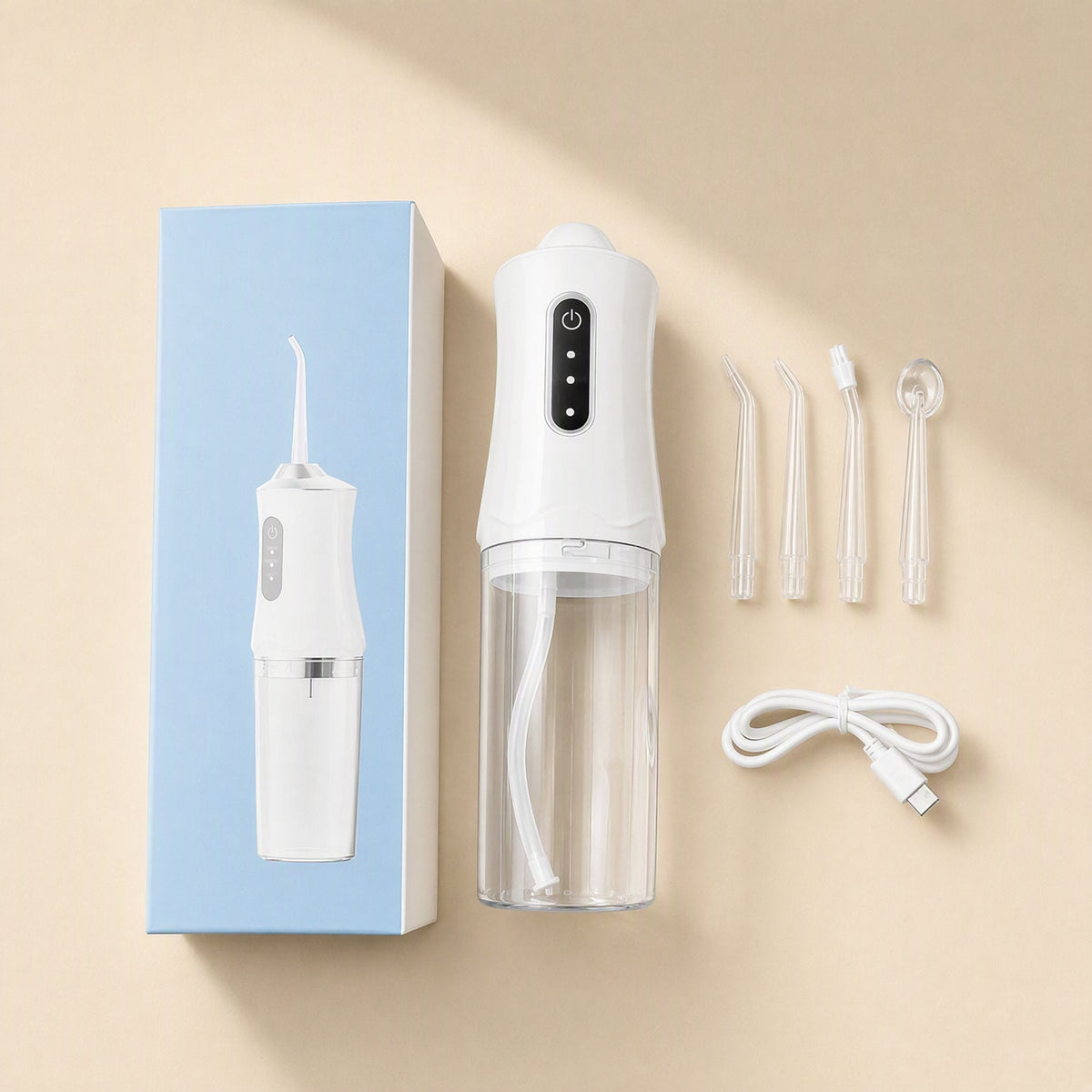 Flosswave portable electric water flosser with built-in battery - view 4