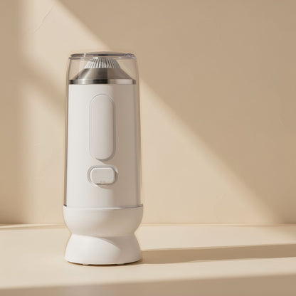 Portable electric water flosser with three settings and a built-in battery