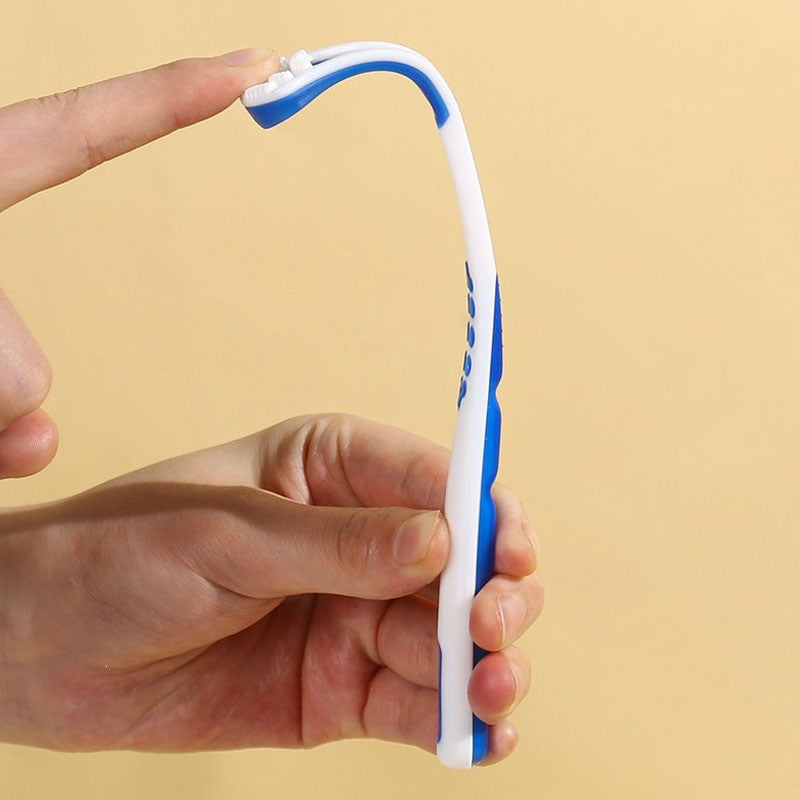Tongue scraper, tongue brush, bad breath remover, portable tongue cleaner, silicone tongue scraper - image 3