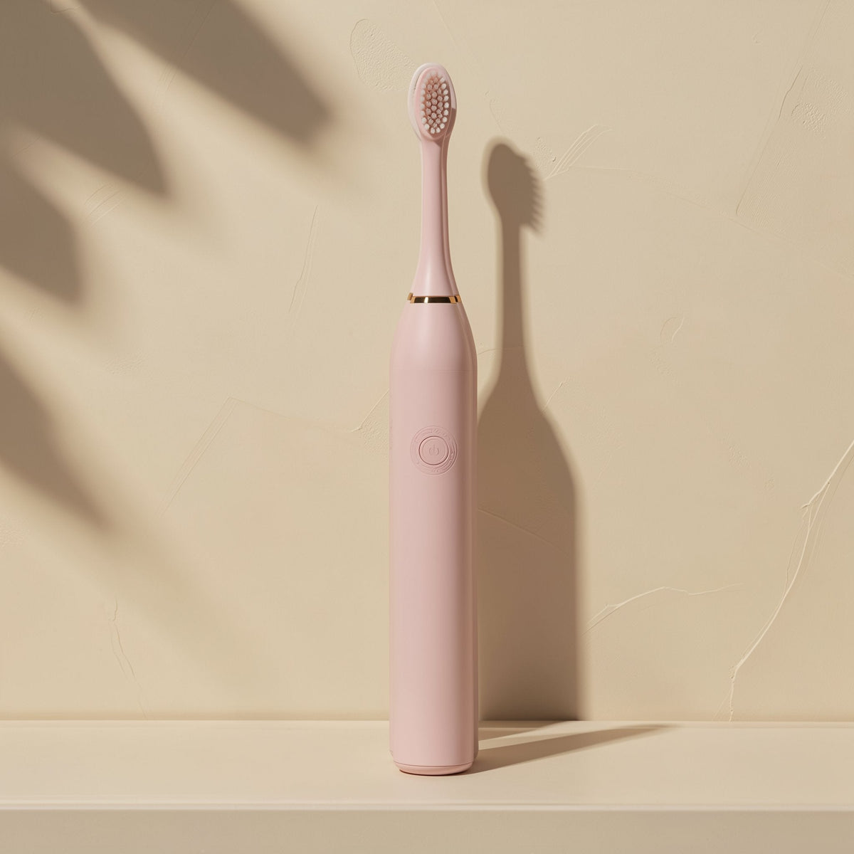 Rechargeable electric toothbrush with soft bristles