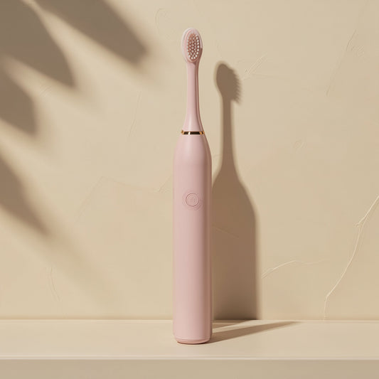 Rechargeable electric toothbrush with soft bristles