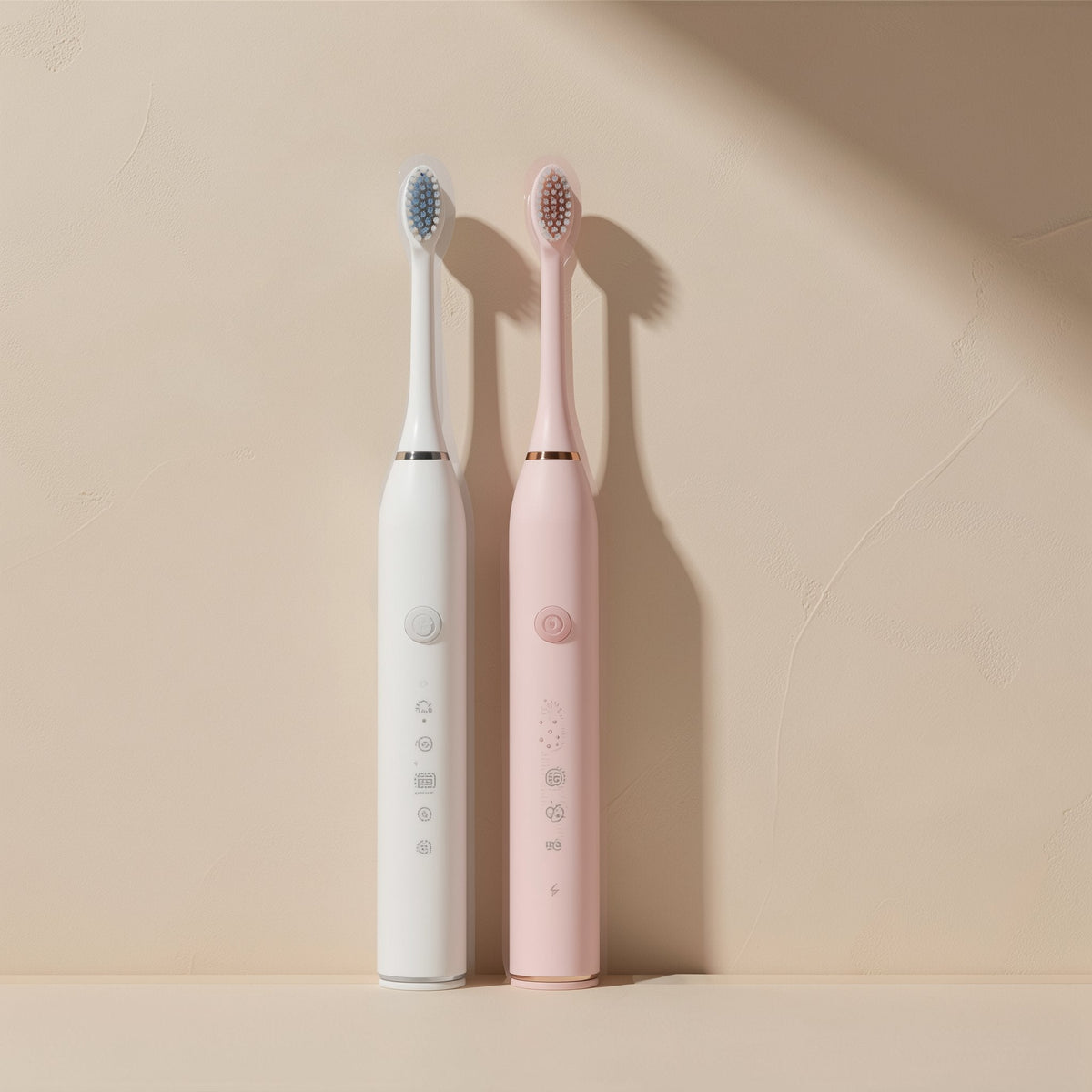 Rechargeable electric toothbrush with soft bristles - view 2