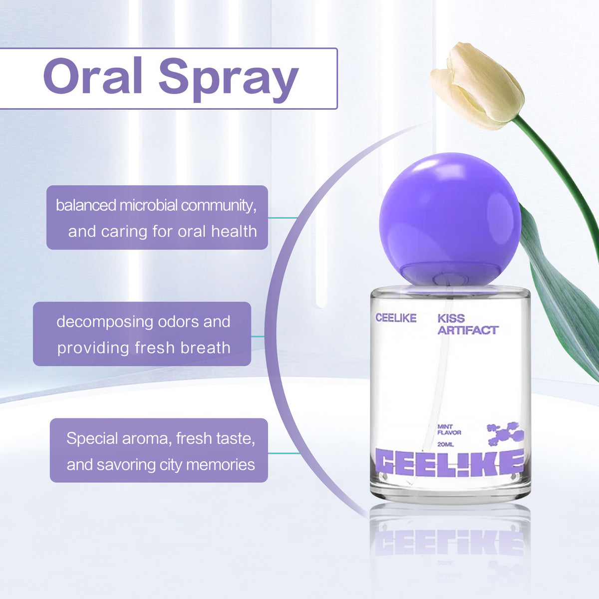 Portable Oral Deodorizing Spray for Nursing