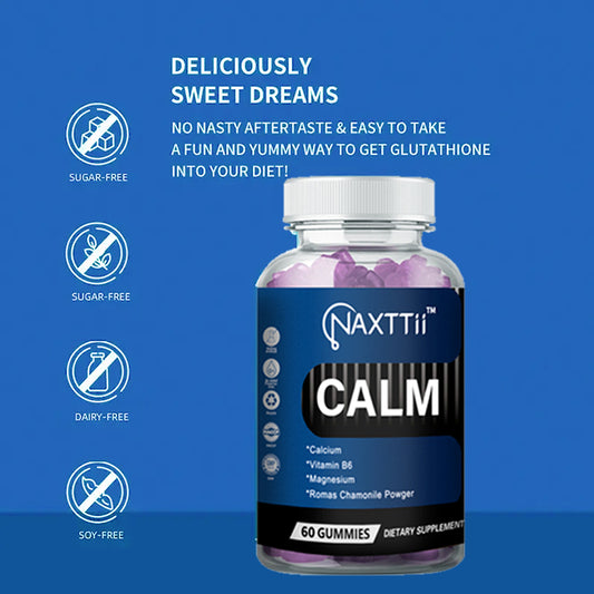 Calm Vitamin B6 Sleep Gummies a Blend of Berries Vegan