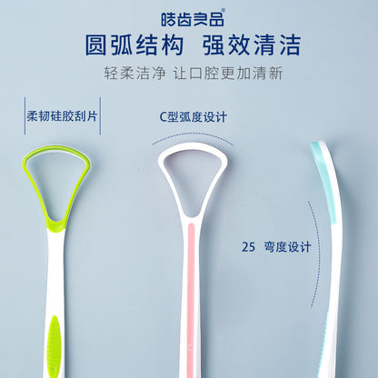 Tongue Scraper, Tongue Coating Cleaner, Cross-Border Tongue Scraper, Reduces Bad Breath, Individually Packaged, Stable Quality Supply - image 2