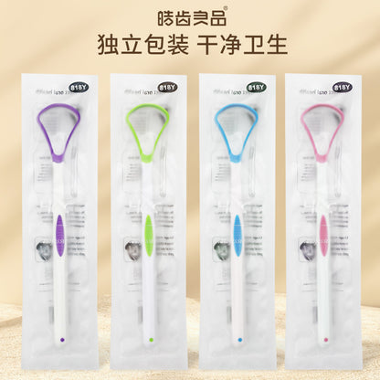 Tongue Scraper, Tongue Coating Cleaner, Cross-Border Tongue Scraper, Reduces Bad Breath, Individually Packaged, Stable Quality Supply - image 4