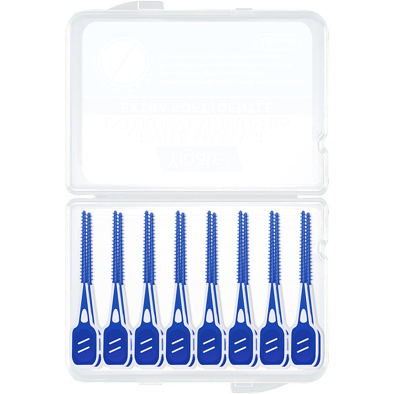 Medical cleaning silicone interdental brush interdental brush gum tooth cleaning orthodontic care interdental brush portable interdental brush - image 5