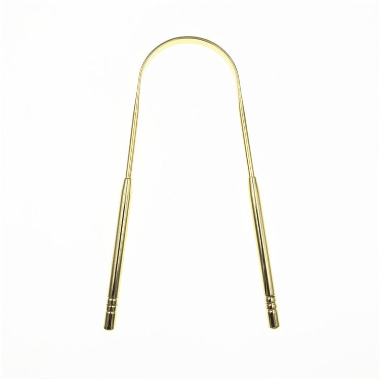 Stainless Steel Tongue Scraper Tongue Coating Cleaner Tongue Scraping Plate Tongue Coating Brush Oral Cleaning Tool suit - image 4