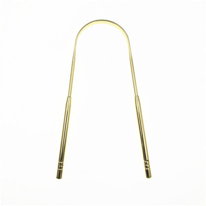 Stainless Steel Tongue Scraper Tongue Coating Cleaner Tongue Scraping Plate Tongue Coating Brush Oral Cleaning Tool suit - image 4