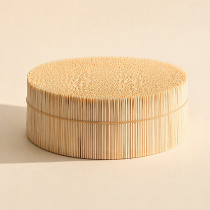 Bamboo toothpicks, 65 mm long, for commercial use - view 3