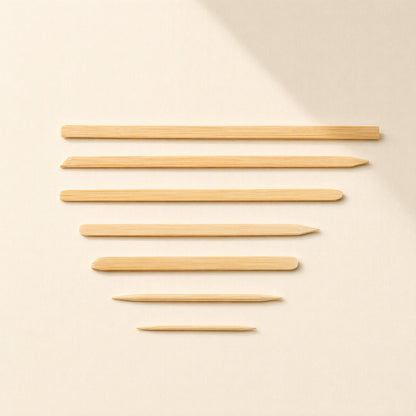 Bamboo toothpicks, 65 mm long, for commercial use - view 4