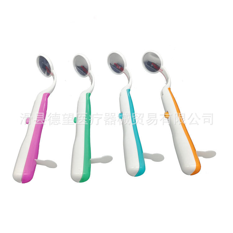Dental Oral Mirror Oral Care LED Luminous Oral Mirror with Light Mouth Mirror Teeth Examination Mouth Mirror Dentist Mirror - image 1