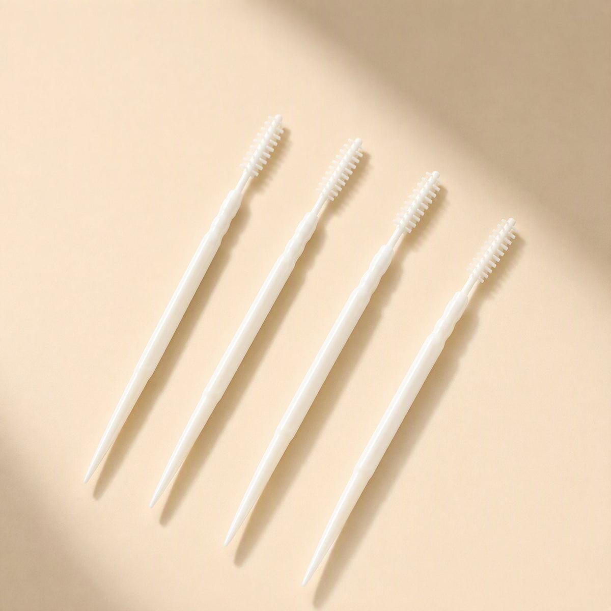 Box of 200 double-ended plastic interdental toothpicks, each 7.5 cm long - view 2