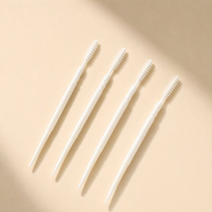 Box of 200 double-ended plastic interdental toothpicks, each 7.5 cm long - view 2