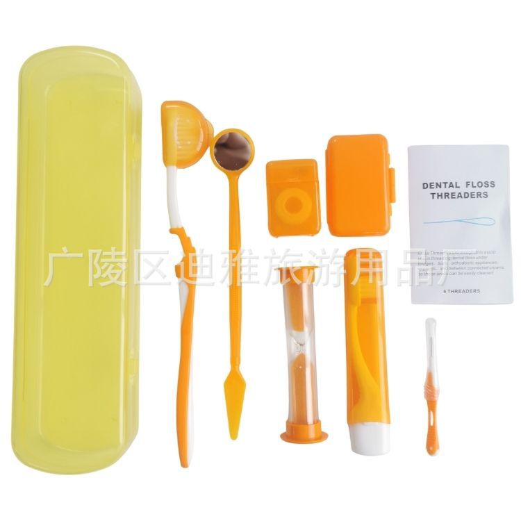 Oral care orthodontic set orthodontic wax orthodontic set orthodontic toothbrush interdental brush orthodontic eight-piece set - image 2