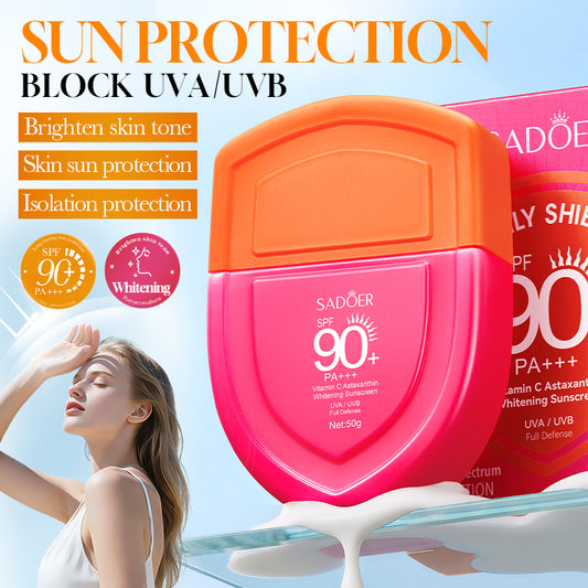 Sadoer Vitamin C and Astaxanthin Whitening Sunscreen 50g