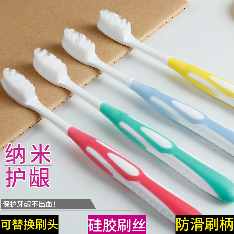 2-10 generation postage nano soft bristle toothbrush can replace very fine nano bristles independent packaging live - image 2