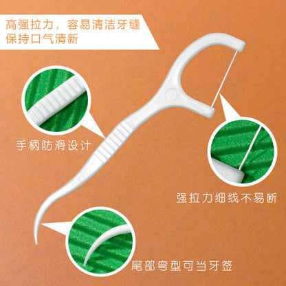 Factory Direct Sales Dental Floss Individually Packaged Transparent Disposable Dental Floss Export Individually Packaged Dental Floss Stick Wholesale - image 2