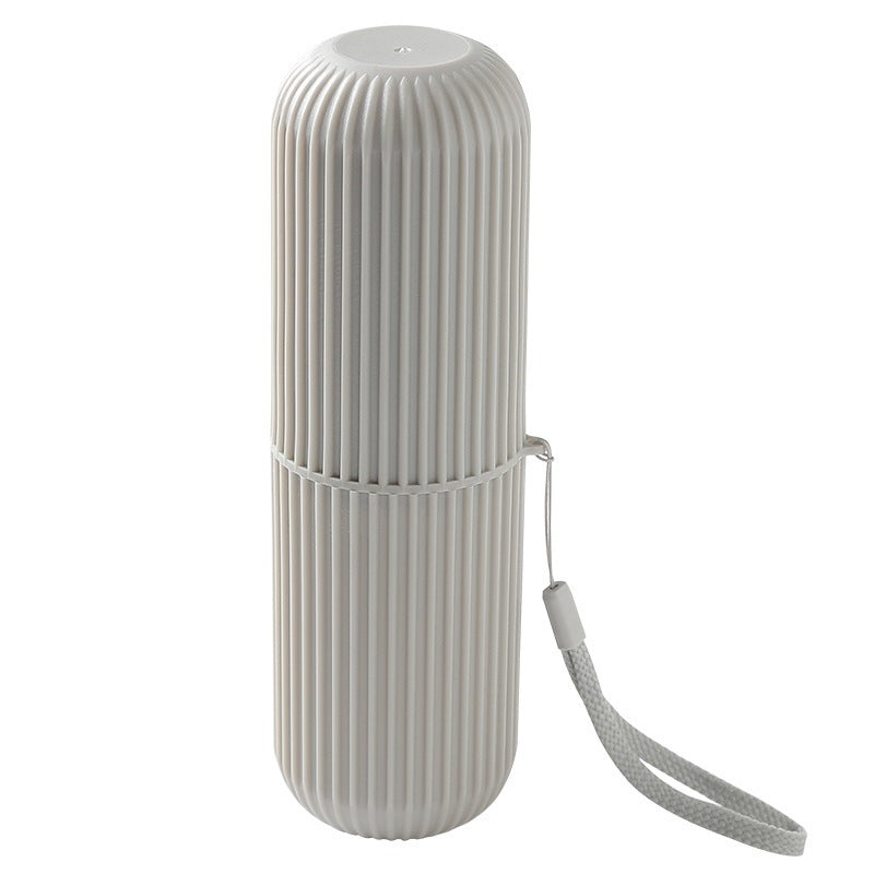Japanese-style Portable Travel Toothbrush Box suit Wash Cup with Lid Toothpaste Cone Toothbrush Storage Box Mouthwash Cup - image 5