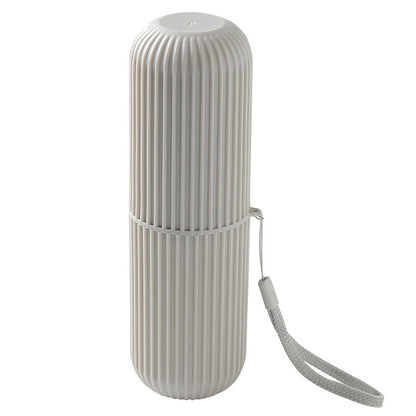 Japanese-style Portable Travel Toothbrush Box suit Wash Cup with Lid Toothpaste Cone Toothbrush Storage Box Mouthwash Cup - image 5