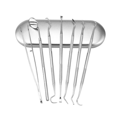 Dentist Tools Oral Care Set Stainless Steel Dental Utensils Tartar Remover Dentistry Professional - image 1